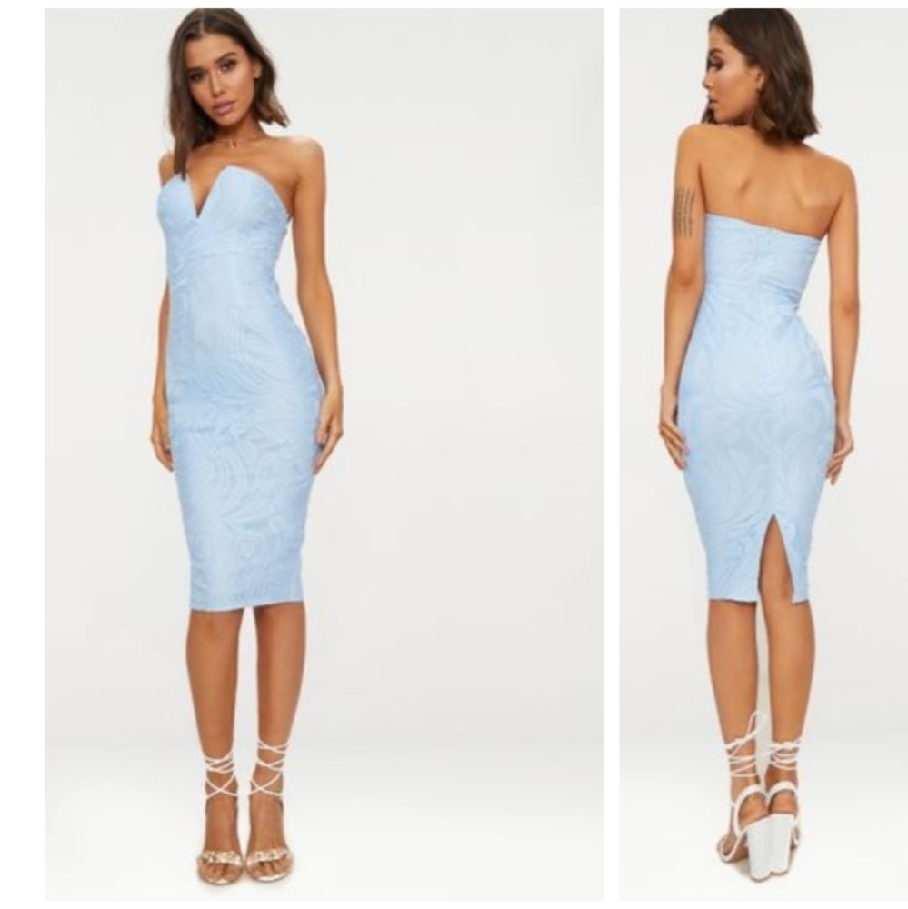 PRETTYLITTLETHING Lace Midi NWT